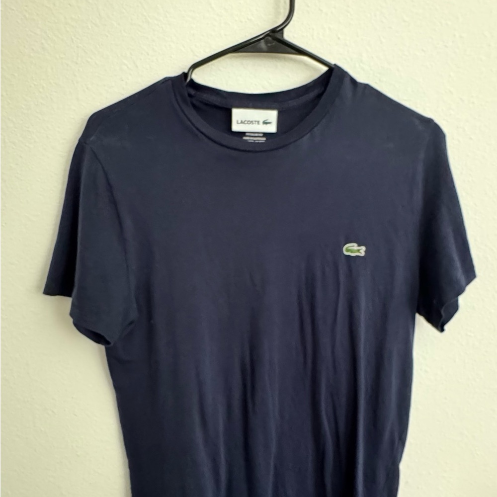 Lacoste Blue Short Sleeve Tee - Picture 3 of 3